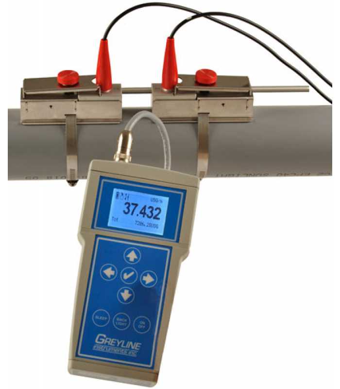 Greyline Instruments PTFM 1.0 [PTFM 1.0] Ultrasonic Flow Meter 2” to 48” (50 mm to 1200 mm)